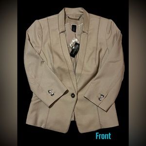 White House Black Market Women’s Tan Blazer size 2